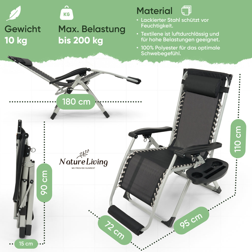 Sonnenliege 200kg Belastung!