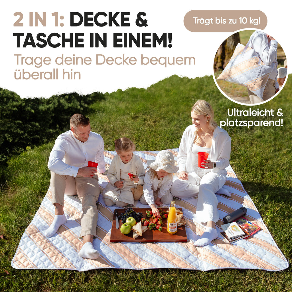 Picknickdecke / Tragetasche