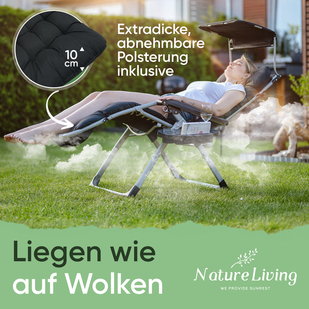 Sonnenliege mit Schirm!