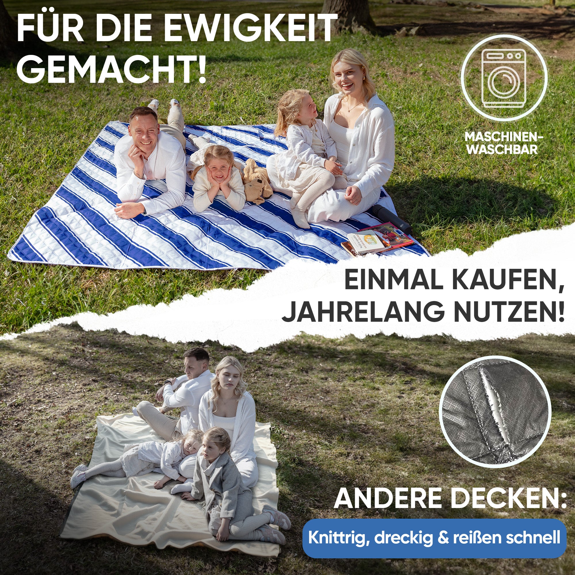 Picknickdecke / Tragetasche