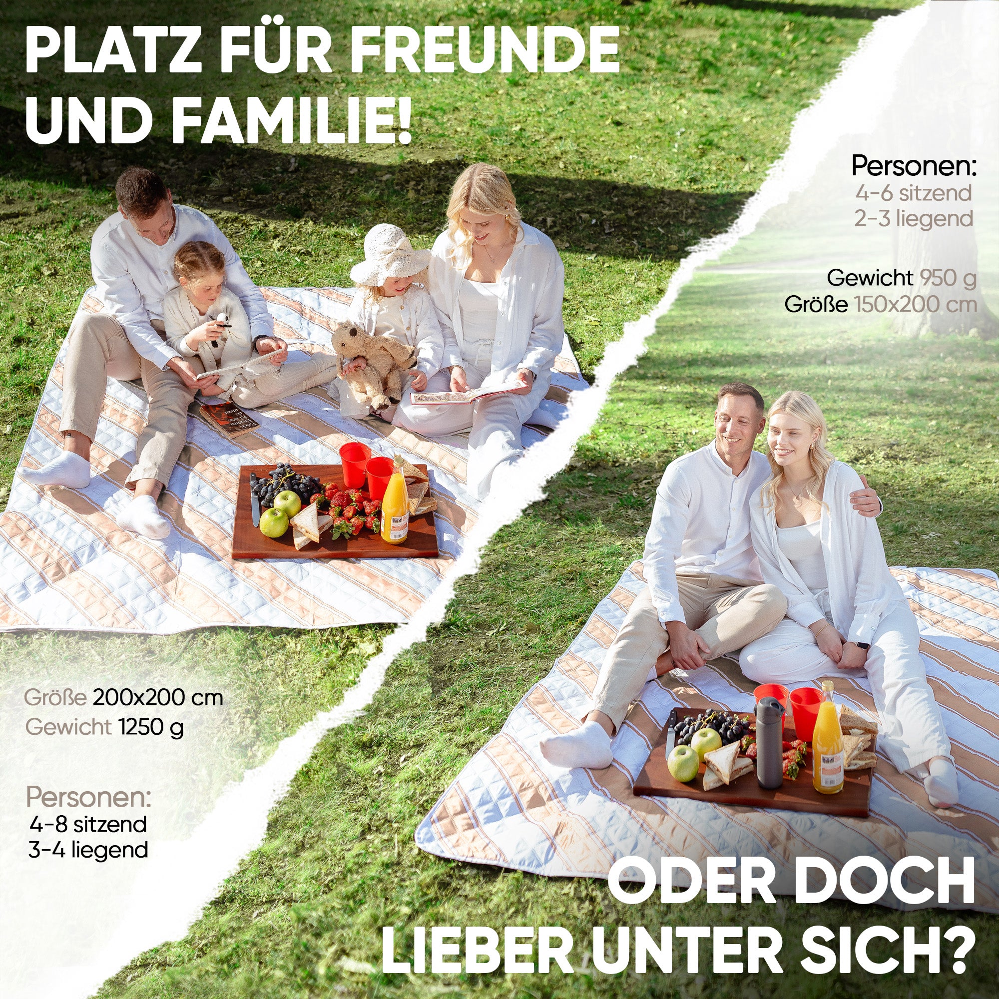 Picknickdecke / Tragetasche